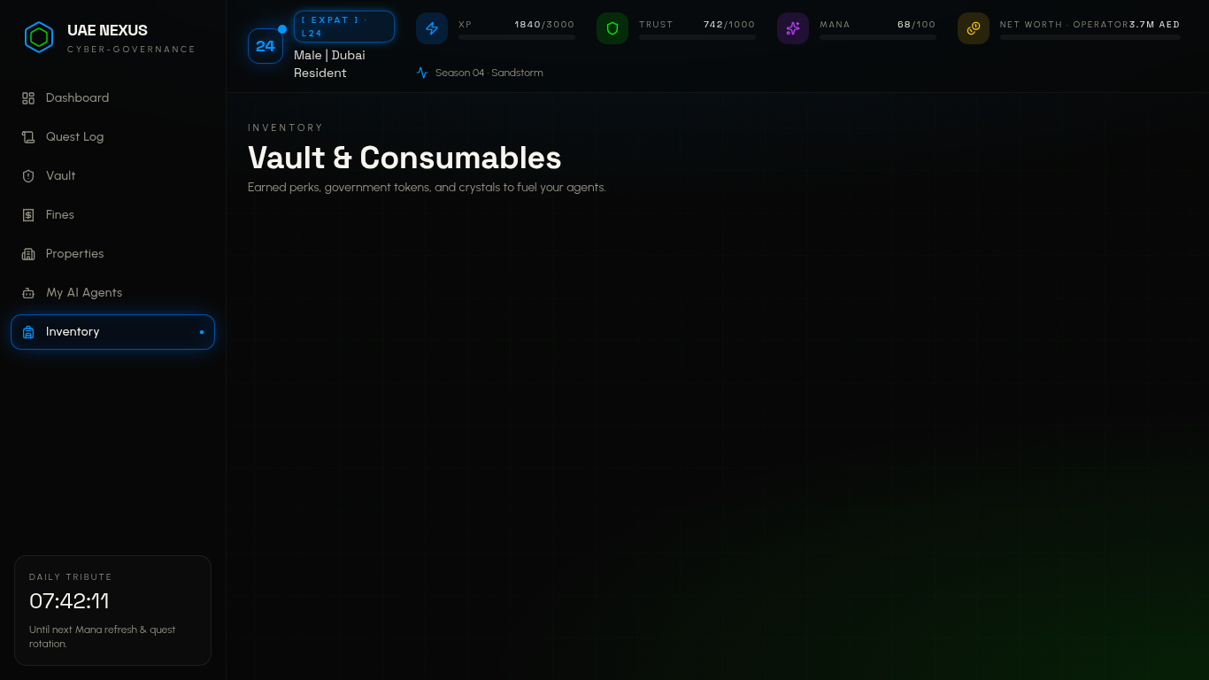 Inventory & Achievements